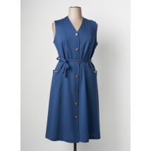 JSW PARIS - Robe mi-longue bleu en polyester - Femme - Taille 46 - Modz