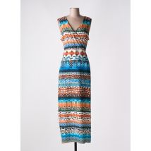 SIGNATURE - Robe longue bleu en polyester - Femme - Taille 36 - Modz