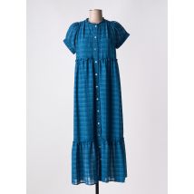 VAN-DOS - Robe longue bleu en polyester - Femme - Taille 38 - Modz