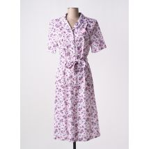VALMODE - Robe mi-longue rose en polyester - Femme - Taille 40 - Modz