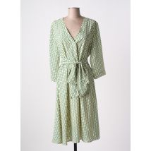 ANONYME DESIGNERS - Robe mi-longue vert en polyester - Femme - Taille 40 - Modz