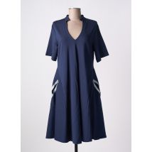 ANA SOUSA - Robe mi-longue bleu en viscose - Femme - Taille 36 - Modz