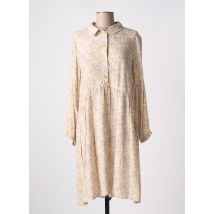 SIGNE NATURE - Robe mi-longue beige en viscose - Femme - Taille 40 - Modz