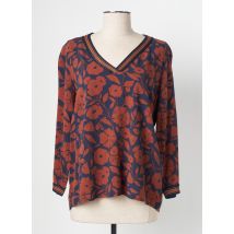 KANOPE - Blouse marron en viscose - Femme - Taille 40 - Modz