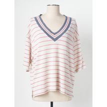 ANDAM - T-shirt beige en polyester - Femme - Taille 44 - Modz