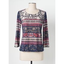 GENEVA - T-shirt bleu en polyester - Femme - Taille 38 - Modz