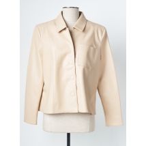 TRAMONTANA - Veste simili cuir beige en polyurethane - Femme - Taille 40 - Modz