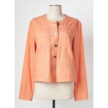 DIANE LAURY - Veste casual orange en coton - Femme - Taille 46 - Modz