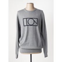 LION OF PORCHES - Pull gris en coton - Homme - Taille L - Modz