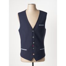 A FISH NAMED FRED - Gilet sans manche bleu en polyester - Homme - Taille XL - Modz