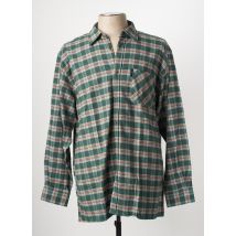 LA FORESTIERE - Chemise manches longues vert en coton - Homme - Taille XXL - Modz