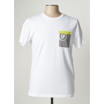 LION OF PORCHES - T-shirt blanc en coton - Homme - Taille S - Modz