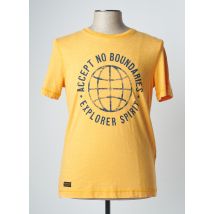 CAMEL ACTIVE - T-shirt jaune en coton - Homme - Taille S - Modz