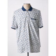 BENSON & CHERRY - Polo blanc en coton - Homme - Taille 4XL - Modz