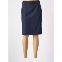 GEVANA - Jupe mi-longue bleu en polyester - Femme - Taille 40 - Modz