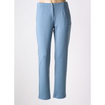 PAZ TORRAS - Pantalon slim bleu en polyester - Femme - Taille 38 - Modz