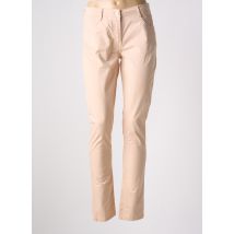 ANDAM - Pantalon slim beige en coton - Femme - Taille 46 - Modz