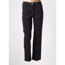 OLSEN - Pantalon droit gris en coton - Femme - Taille 38 - Modz