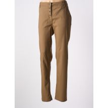 ZHENZI - Pantalon flare marron en viscose - Femme - Taille 44 - Modz