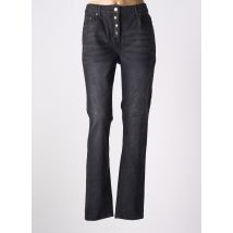 ZHENZI - Jean coupe flare gris en coton - Femme - Taille 50 - Modz