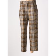 ANDAM - Pantalon 7/8 marron en polyester - Femme - Taille 38 - Modz