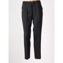 LION OF PORCHES - Pantalon droit noir en viscose - Femme - Taille 38 - Modz