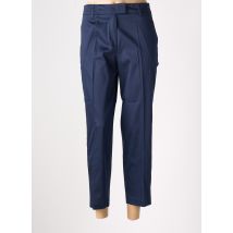 LION OF PORCHES - Pantalon 7/8 bleu en coton - Femme - Taille 42 - Modz
