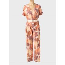 KOCCA - Combi-pantalon orange en viscose - Femme - Taille 38 - Modz