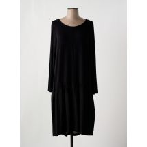 ORTO BOTANICO - Robe mi-longue noir en viscose - Femme - Taille 36 - Modz