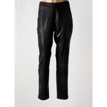 SIGNE NATURE - Pantalon slim noir en polyester - Femme - Taille 48 - Modz