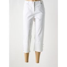 JENSEN - Pantacourt blanc en coton - Femme - Taille 50 - Modz