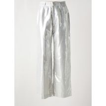 BERENICE - Pantalon droit gris en lurex - Femme - Taille 38 - Modz