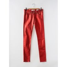 BERENICE - Pantalon slim rouge en coton - Femme - Taille W27 - Modz