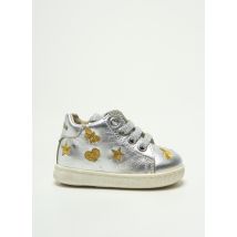 FALCOTTO - Bottillons argent en cuir - Fille - Taille 19 - Modz
