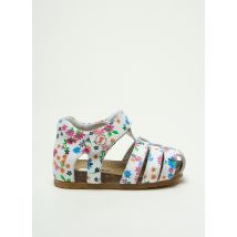FALCOTTO - Sandales/Nu pieds blanc en cuir - Fille - Taille 19 - Modz