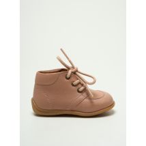BISGAARD - Bottillons rose en cuir - Fille - Taille 19 - Modz