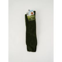 PERRIN - Chaussettes vert en laine - Homme - Taille 43 - Modz