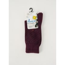 PERRIN - Chaussettes violet en coton - Homme - Taille 39 - Modz