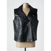 ONLY CARMAKOMA - Veste simili cuir noir en polyester - Femme - Taille 52 - Modz