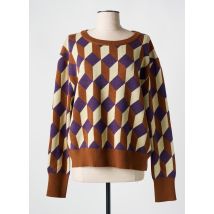 SK - Pull marron en viscose - Femme - Taille 42 - Modz