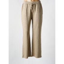 MUS & BOMBON - Pantalon droit beige en coton - Femme - Taille 42 - Modz