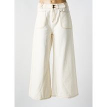 SK - Pantalon flare blanc en coton - Femme - Taille 42 - Modz