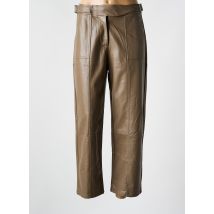 SK - Pantalon droit marron en viscose - Femme - Taille 38 - Modz