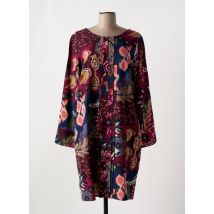 THOUGHT - Robe mi-longue violet en coton - Femme - Taille 40 - Modz