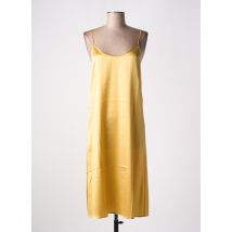 MAX & MOI - Robe longue or en soie - Femme - Taille 34 - Modz