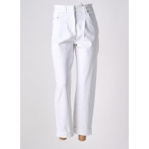 MAX & MOI - Pantalon 7/8 blanc en coton - Femme - Taille 36 - Modz