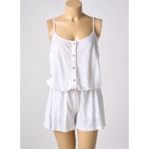 MAX & MOI - Combishort blanc en lin - Femme - Taille 36 - Modz