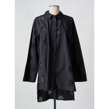 CULTURE - Chemisier noir en coton - Femme - Taille 36 - Modz