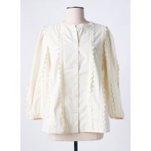 SOAKED - Chemisier beige en coton - Femme - Taille 40 - Modz