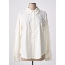 CULTURE - Chemisier beige en coton - Femme - Taille 36 - Modz